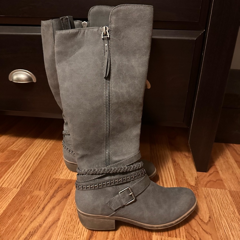 Grey Sonoma Riding Boots